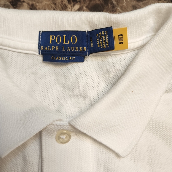 JJ - Polo by Ralph Lauren White Polo Shirt - Picture 2 of 3
